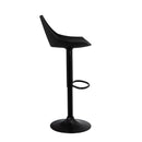 Taburete alto giratorio ajustable en altura con pie de metal