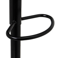 Taburete alto giratorio ajustable en altura con pie de metal