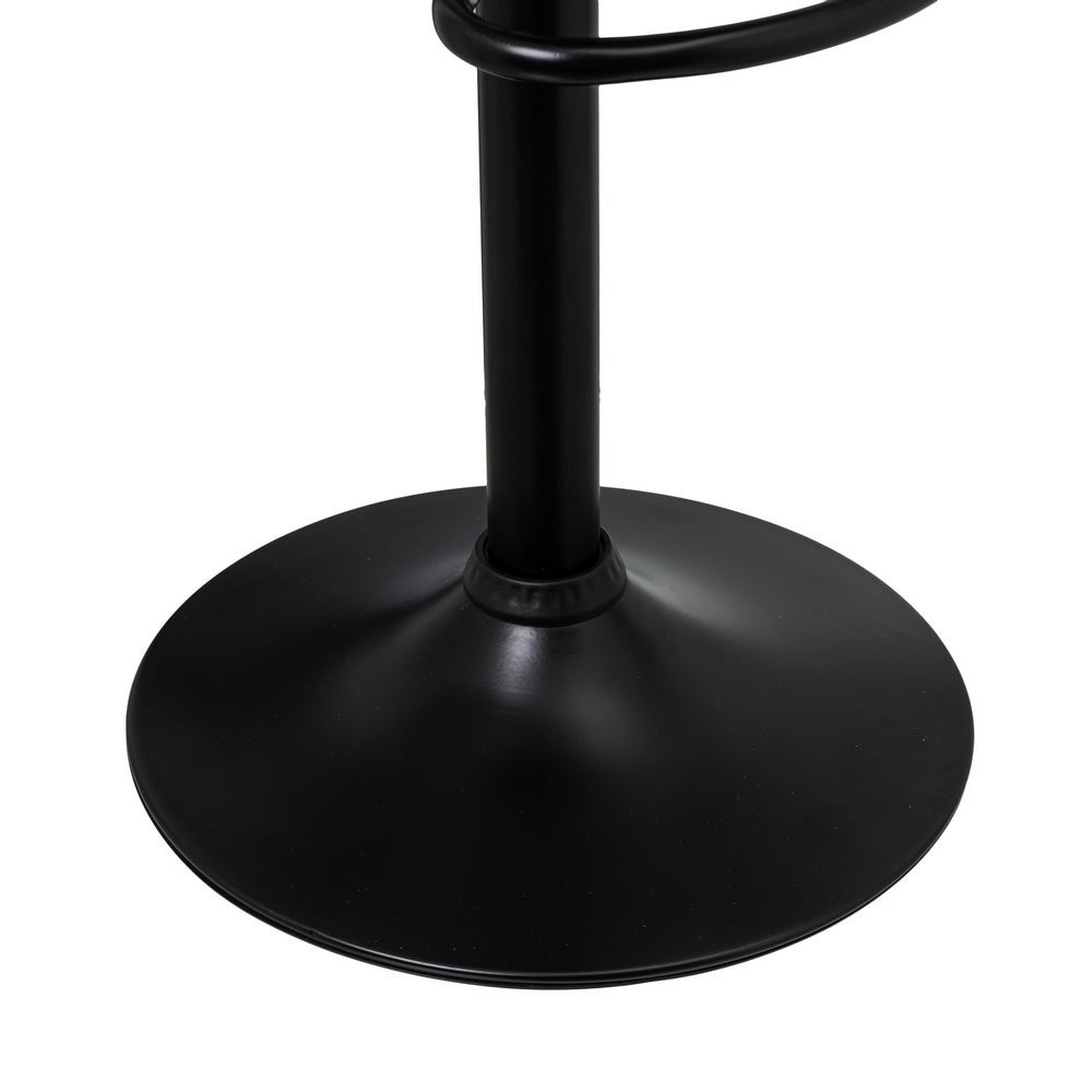 Taburete alto giratorio ajustable en altura con pie de metal