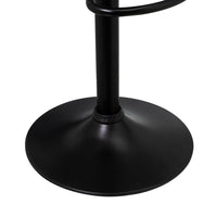 Taburete alto giratorio ajustable en altura con pie de metal