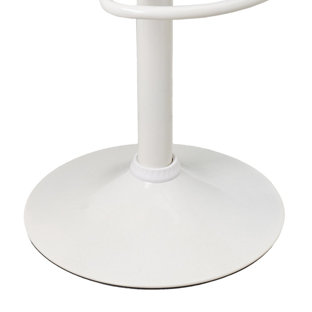 Taburete alto giratorio ajustable en altura con pie de metal