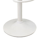 Taburete alto giratorio ajustable en altura con pie de metal