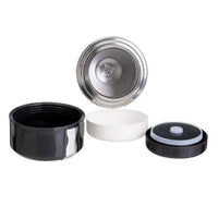 Termo para sólidos Office de acero inoxidable plateado de 800 ml