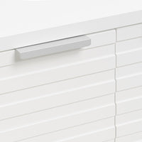 Mueble bajo lavabo de pedestal blanco de 60 cm