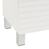 Mueble bajo lavabo de pedestal blanco de 60 cm