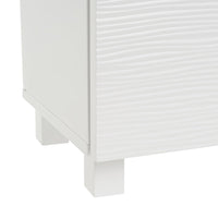 Mueble bajo lavabo blanco de madera con 2 puertas 60x30x60 cm