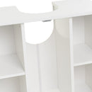 Mueble bajo lavabo blanco de madera con 2 puertas 60x30x60 cm
