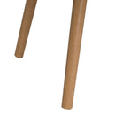 Mesinha de cabeceira branca com 1 gaveta e pernas altas de 45x35x59 cm