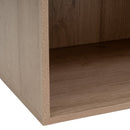 Armario modular natural de madera con 5 estantes 60x45x180 cm