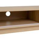 Mueble TV Naroa color roble 2 puertas correderas de 115x40x48 cm