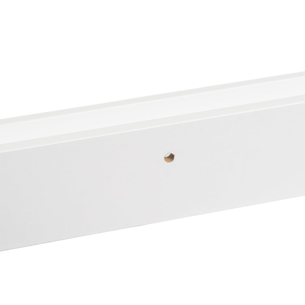 Estante repisa para cuadros de MDF blanco de 60 cm