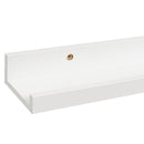 Estante repisa para cuadros de MDF blanco de 100 cm