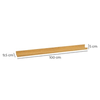 Estante repisa para cuadros de MDF natural de 100 cm