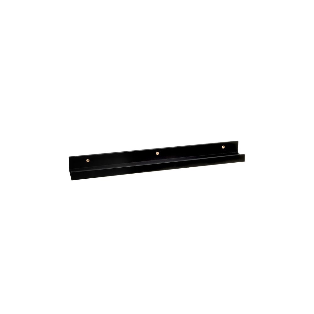 Estante repisa para cuadros de MDF negro de 60 cm