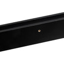 Estante repisa para cuadros de MDF negro de 100 cm