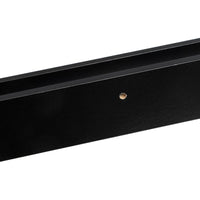 Estante repisa para cuadros de MDF negro de 100 cm