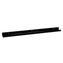 Estante repisa para cuadros de MDF negro de 100 cm
