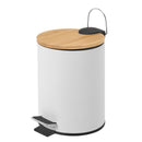 Papelera con pedal blanco 5L