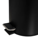 Papelera con pedal negro 5L