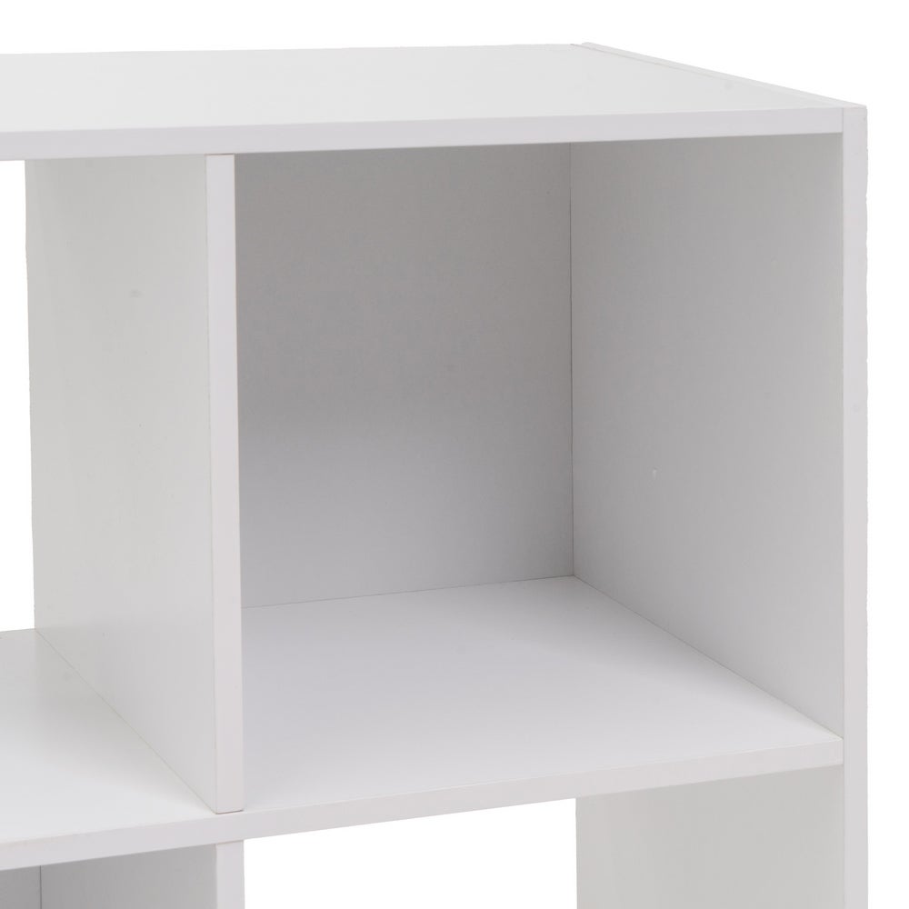 Estantería Cubo con 4 huecos de laminado blanco de 62x60x30 cm