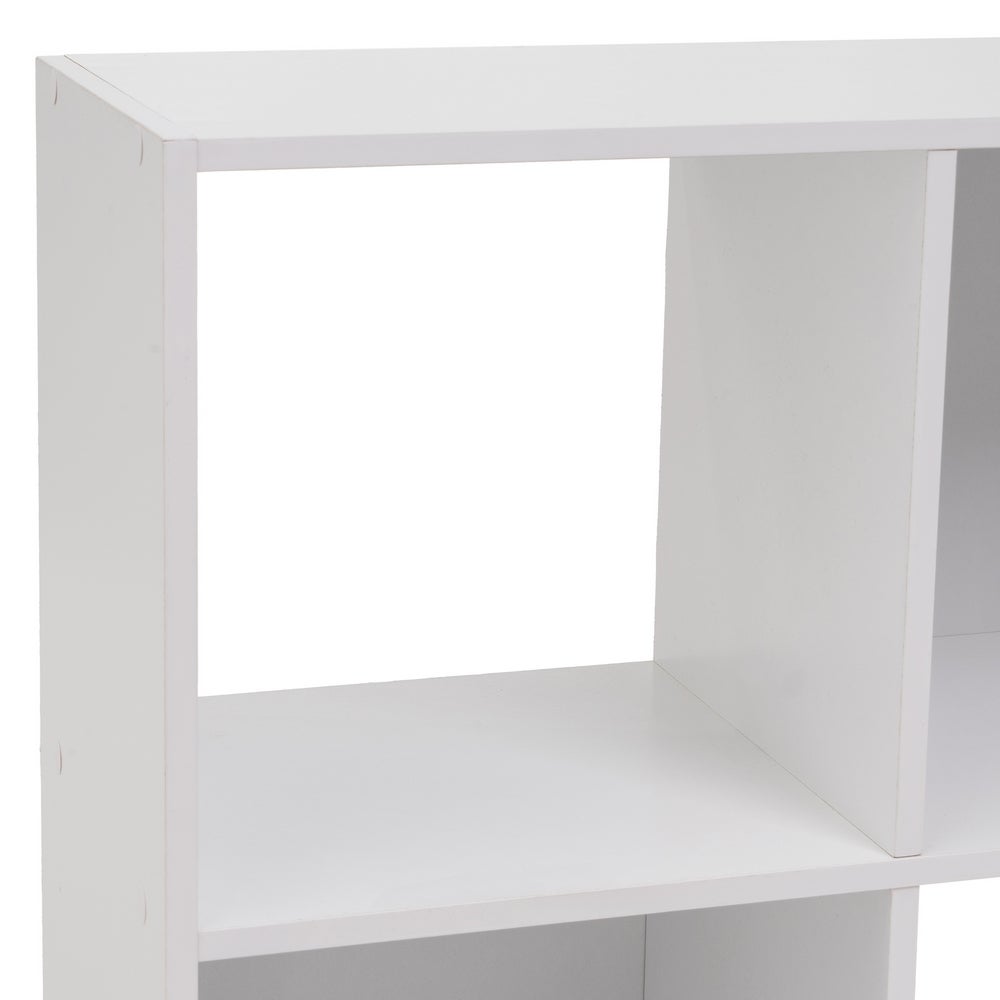 Estantería Cubo con 4 huecos de laminado blanco de 62x60x30 cm