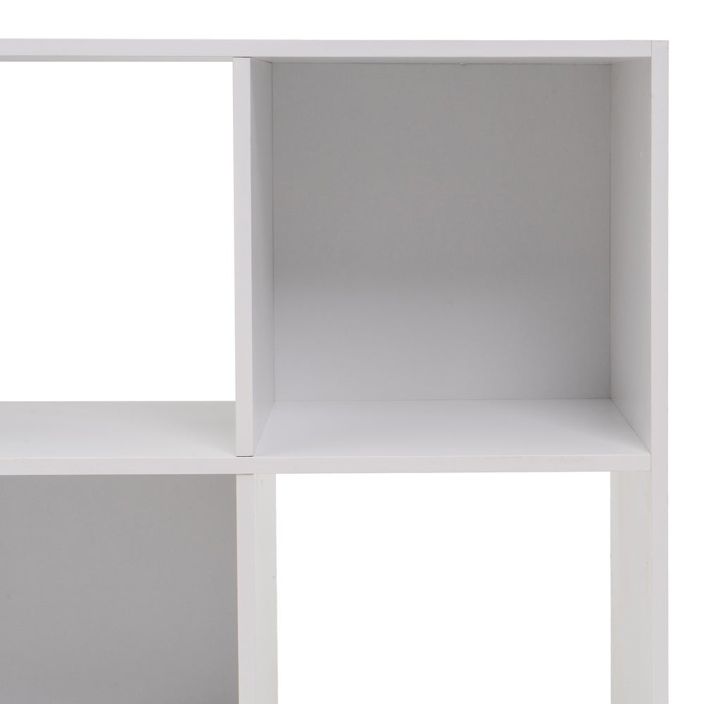 Estantería Cubo con 4 huecos de laminado blanco de 62x60x30 cm