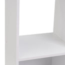 Estantería cubo con estantes de MDF blanca de 60x120 cm