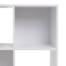Estantería cubo con estantes de MDF blanca de 60x120 cm