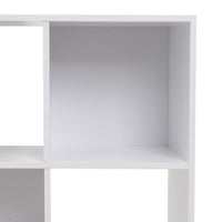 Estantería cubo con estantes de MDF blanca de 60x120 cm
