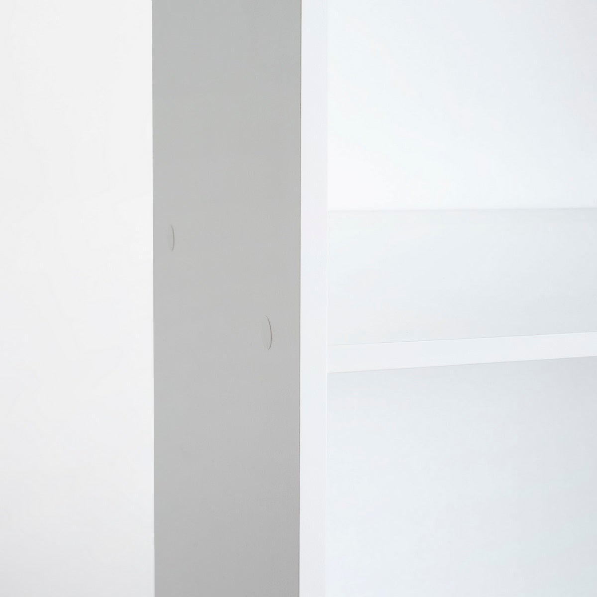 Estante de 4 prateleiras em MDF branco de 60x147 cm