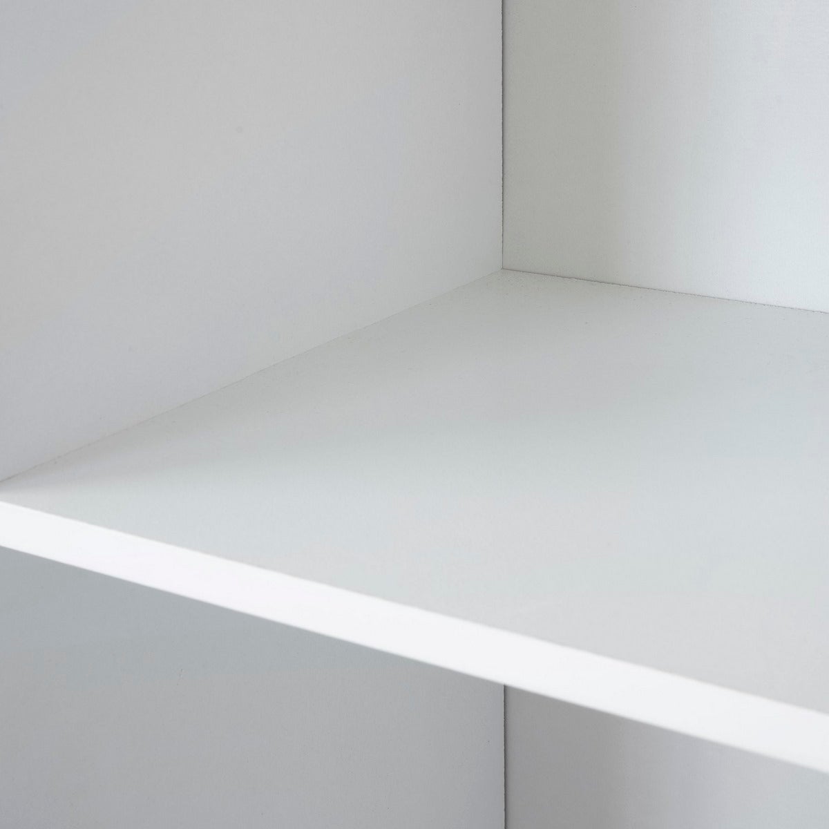 Estante de 4 prateleiras em MDF branco de 60x147 cm