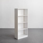 Estante de 4 prateleiras em MDF branco de 60x147 cm