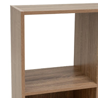 Estantería cubo con estantes de MDF color natural de 60x62 cm