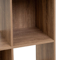 Estantería cubo con estantes de MDF color natural de 60x120 cm