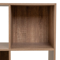 Estantería cubo con estantes de MDF color natural de 60x120 cm