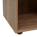 Estantería cubo con estantes de MDF color natural de 60x120 cm