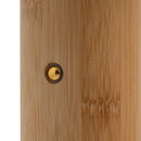 Lámpara LED de bambú de 21 cm
