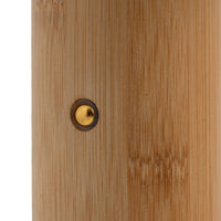 Lámpara LED de bambú de 21 cm