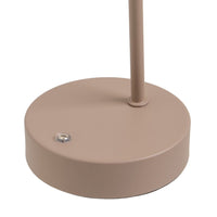 Lampara Flexo de Metal Taupe con LED Integrado de 32 cm