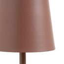 Lámpara LED de metal terracota de 27 cm