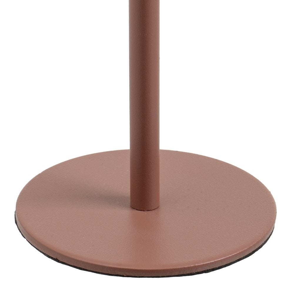 Lámpara LED de metal terracota de 27 cm