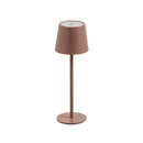 Lámpara LED de metal terracota de 27 cm