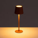 Lámpara LED de metal terracota de 27 cm