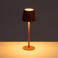 Lámpara LED de metal terracota de 27 cm