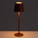 Lámpara LED de metal terracota de 37 cm