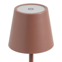 Lámpara LED de metal terracota de 37 cm