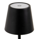 Lámpara LED de metal negro de 37 cm
