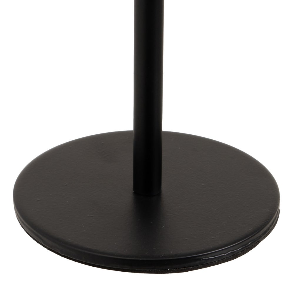 Lámpara LED de metal negro de 37 cm