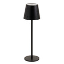 Lámpara LED de metal negro de 37 cm