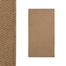 Alfombra de Polipropileno Beige Antideslizante 80x150 cm